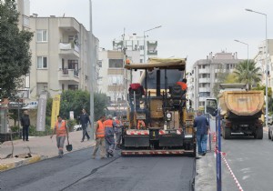 BALIKIOLU CADDESݒNDE ASFALT ALIMALARI TAMAMLANDI